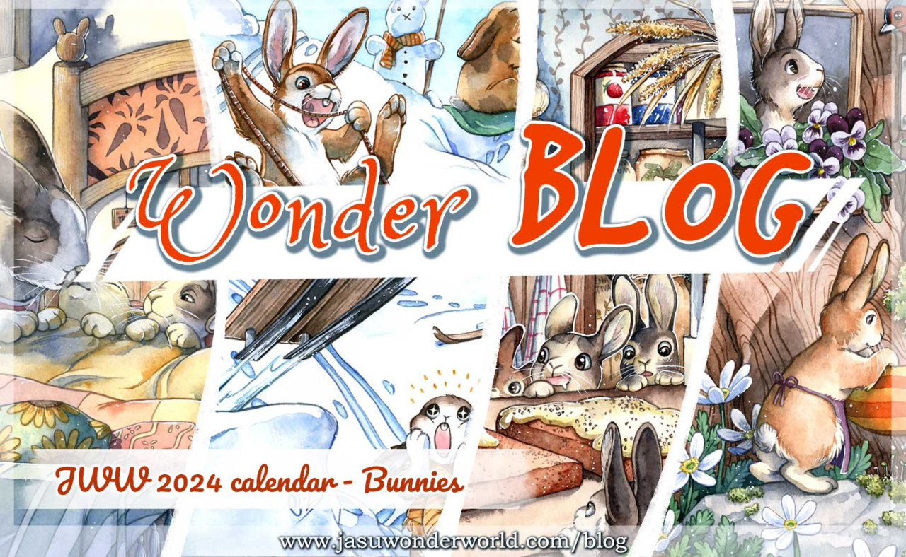 JWW 2024 Calendar - All the Bunnies