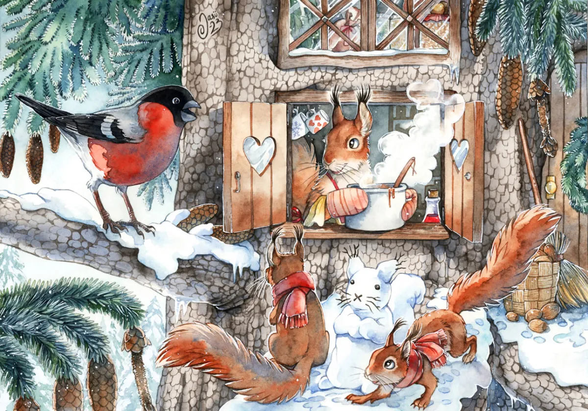 Original Painting - Dinner Guest