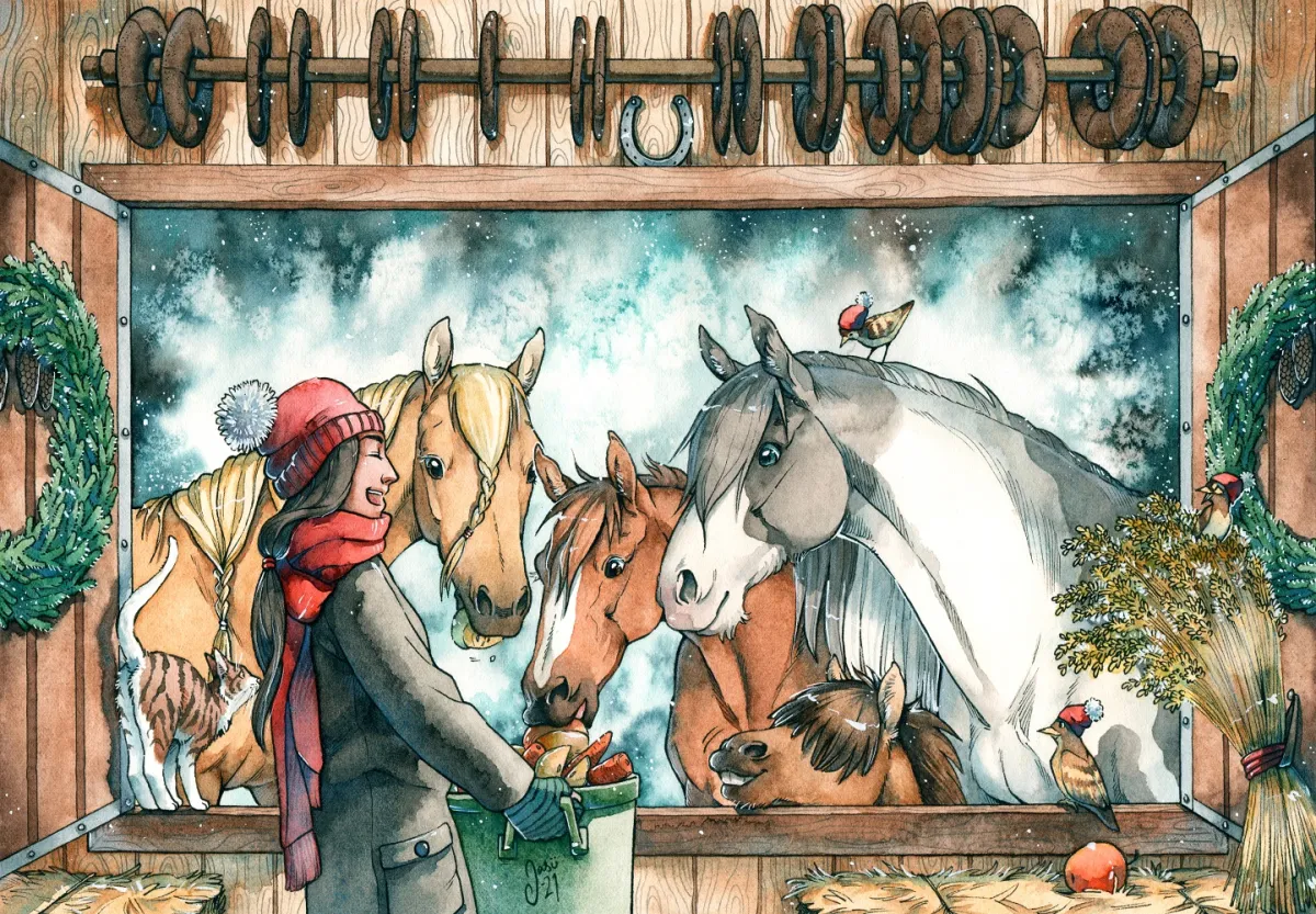 Original Painting - Dinner Time