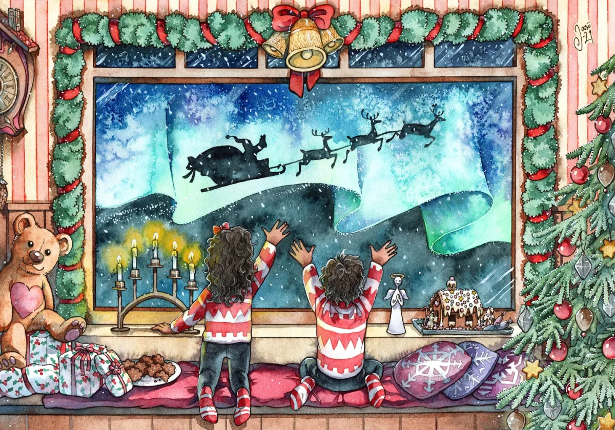Original Painting - Christmas Eve
