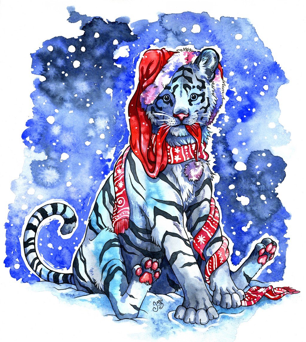 Print - Puffy the Tiger