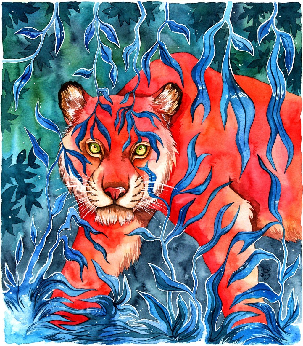 Original Painting - The Queen of the Jungle