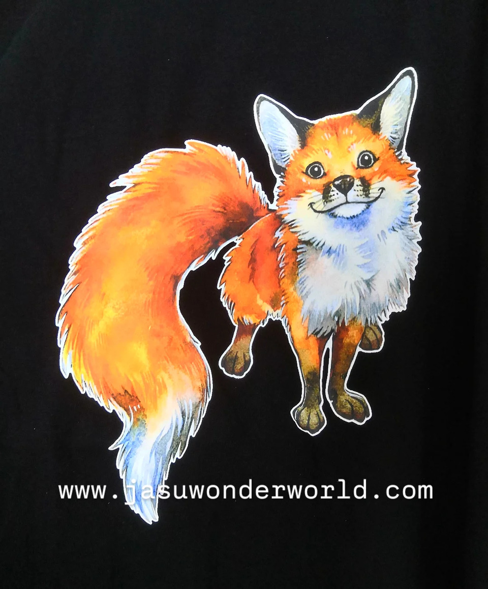 Another custom-ordered t-shirt. 🦊
