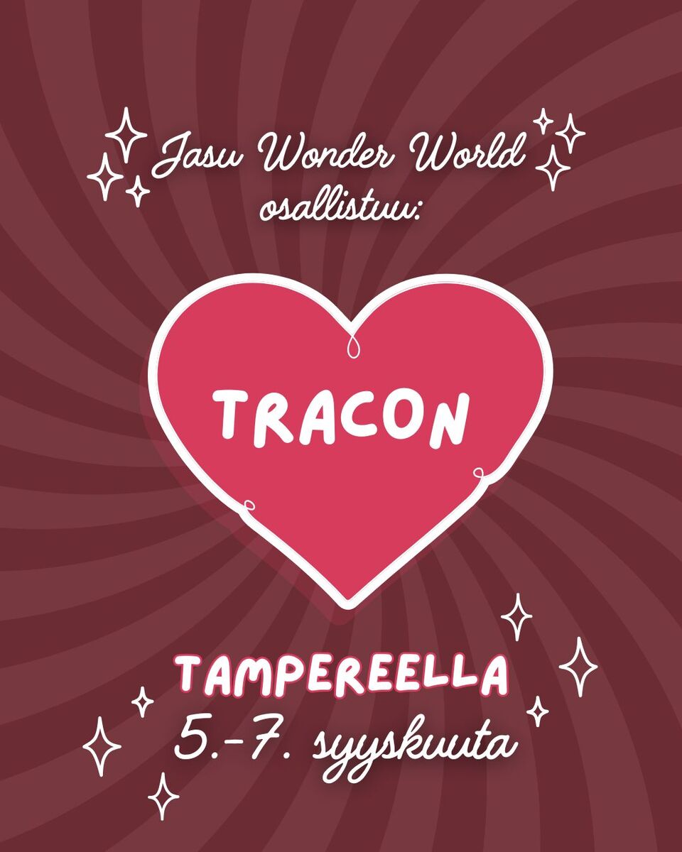 Tracon is next weekend! See you soon in Tampere!