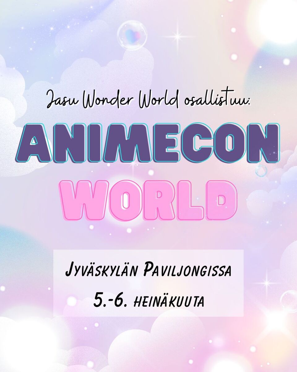 See you in Jyväskylä this weekend! 😊