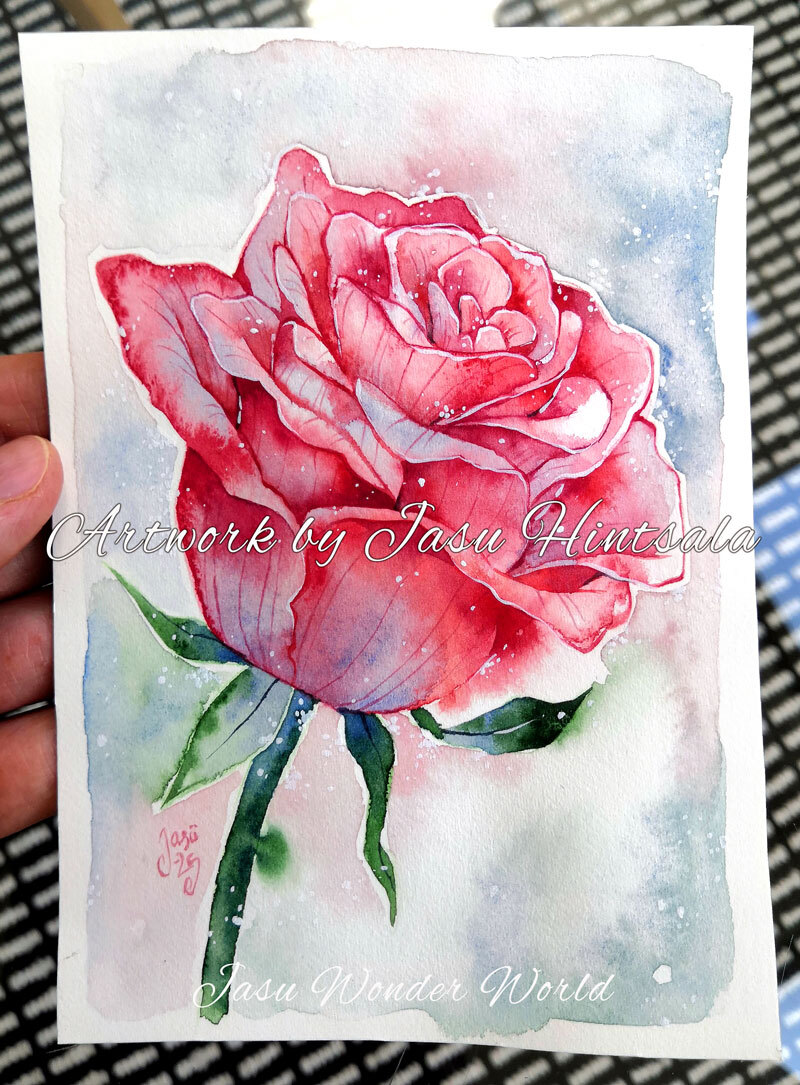 Last weekend I attended a "triple-graduation party" and made three cards for the occasion (+4 tiny cards to go along some roses). :)
