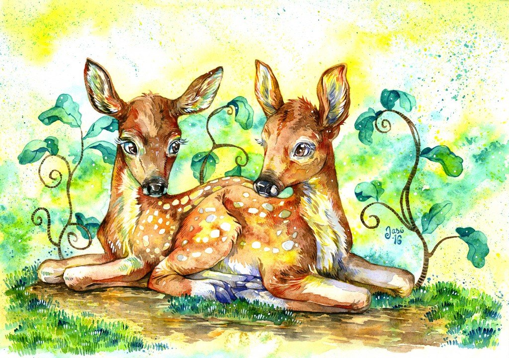 Print - Fawns