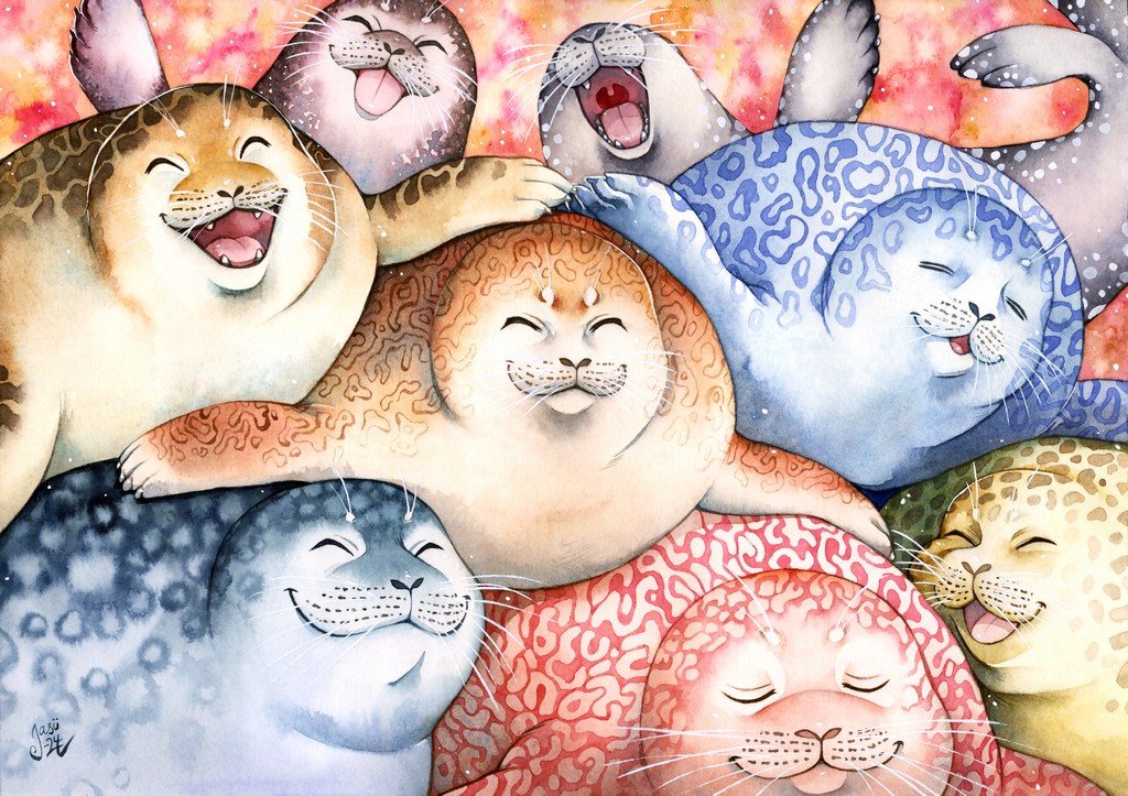 Print - Family Gathering