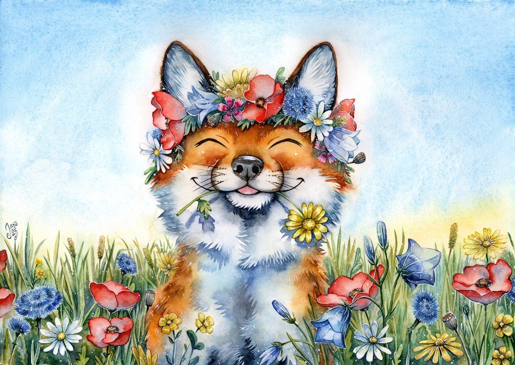 Print - Midsummer Fox