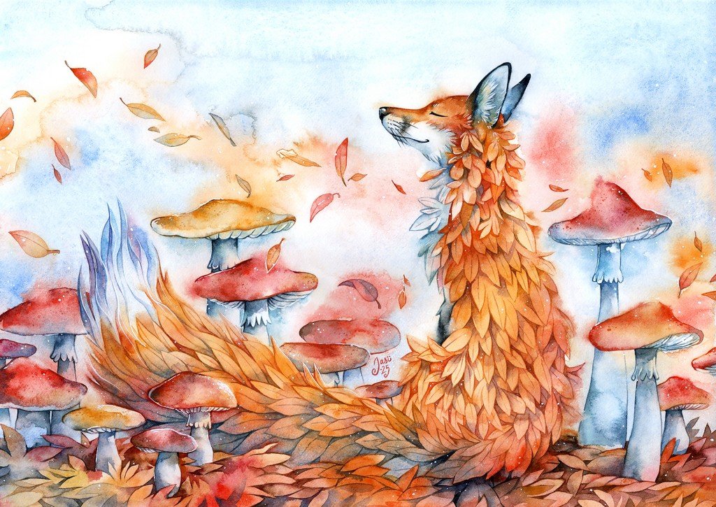 Print - Autumn Fox