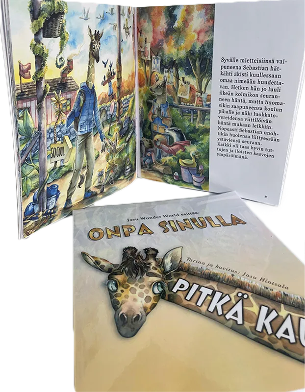 Onpa sinulla pitkä kaula