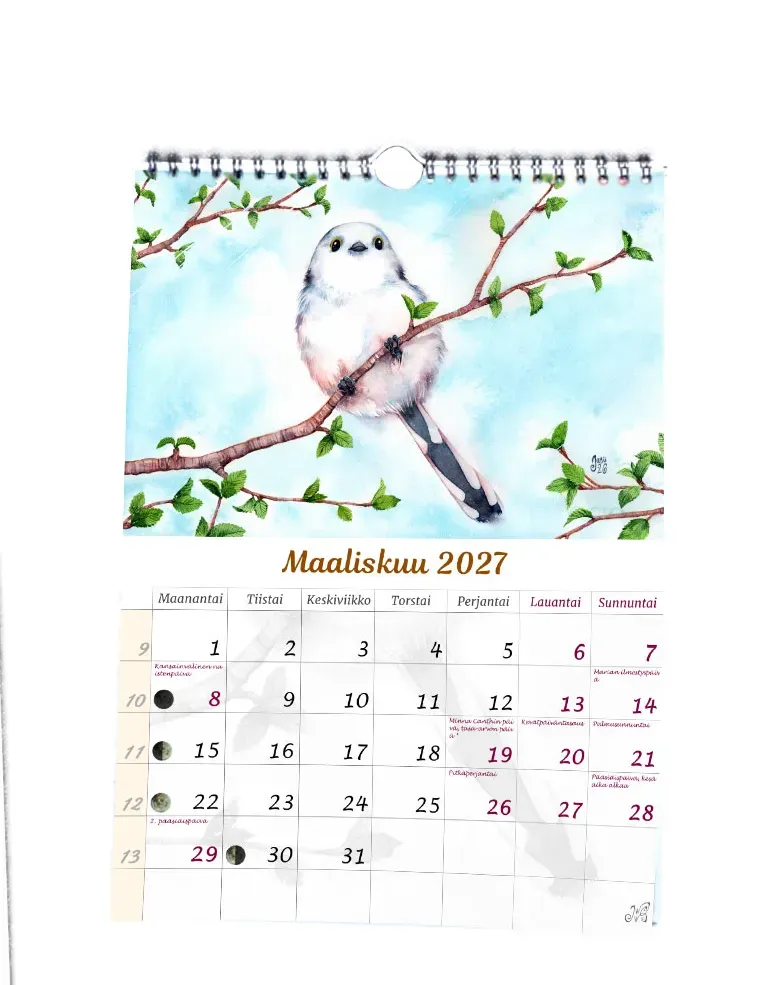 A4 Calendar