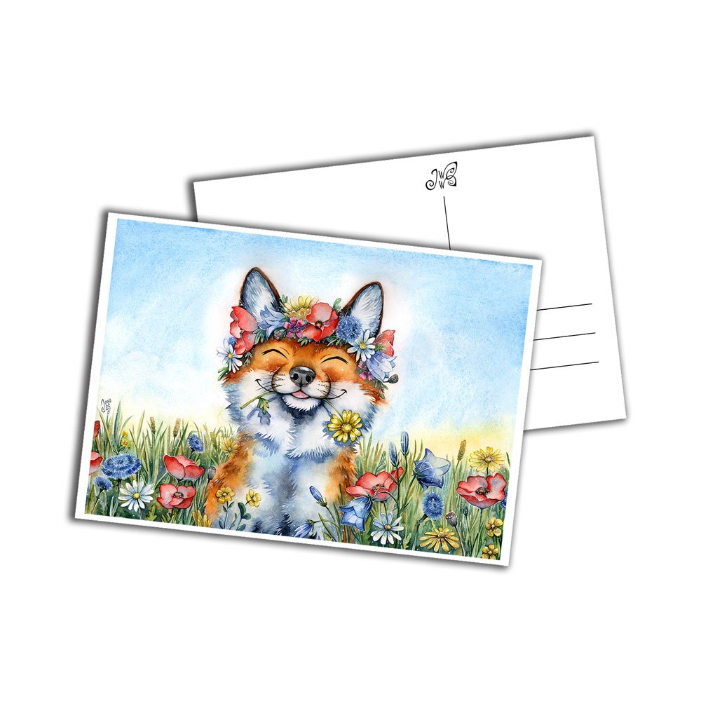 Card - Midsummer Fox