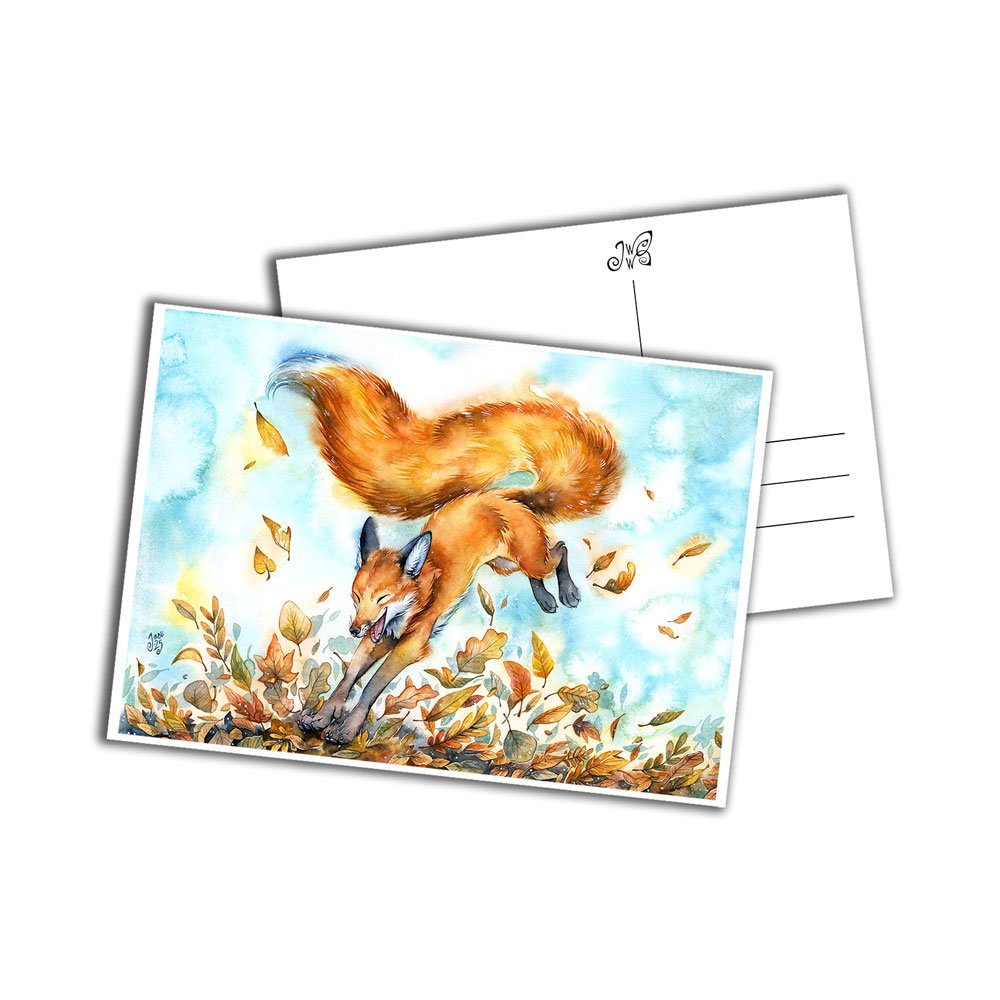 Card - Fun with the Fallen Leaves