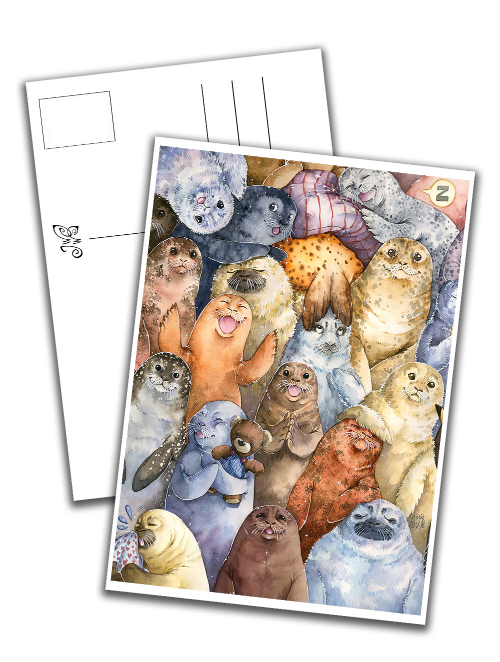 Card - Seal Family 1