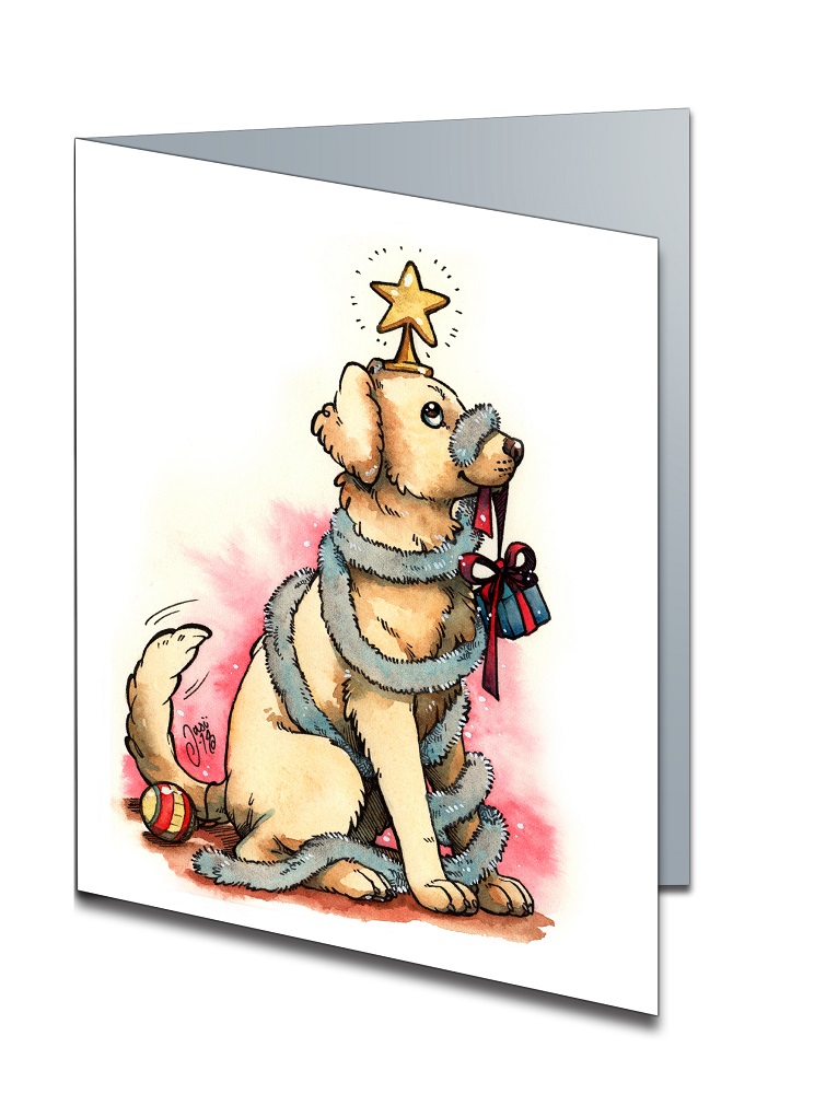 Good Boy for Christmas (A6-size, Folded) Good Boy for Christmas (A6-size, Folded)