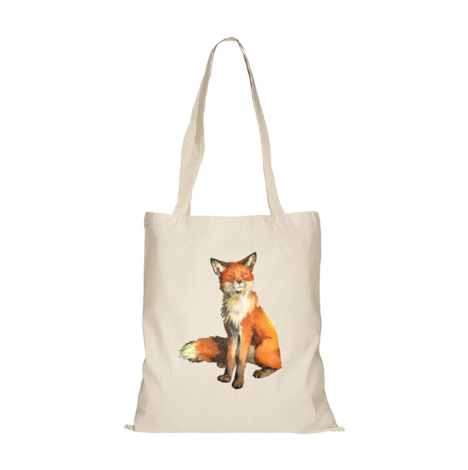 Shopping Bag - Smiling Fox