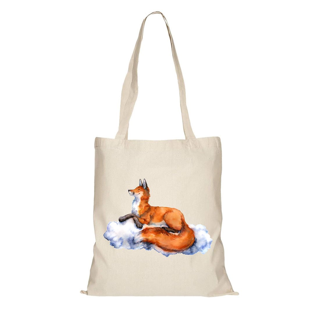 Shopping Bag - Fox on a Cloud