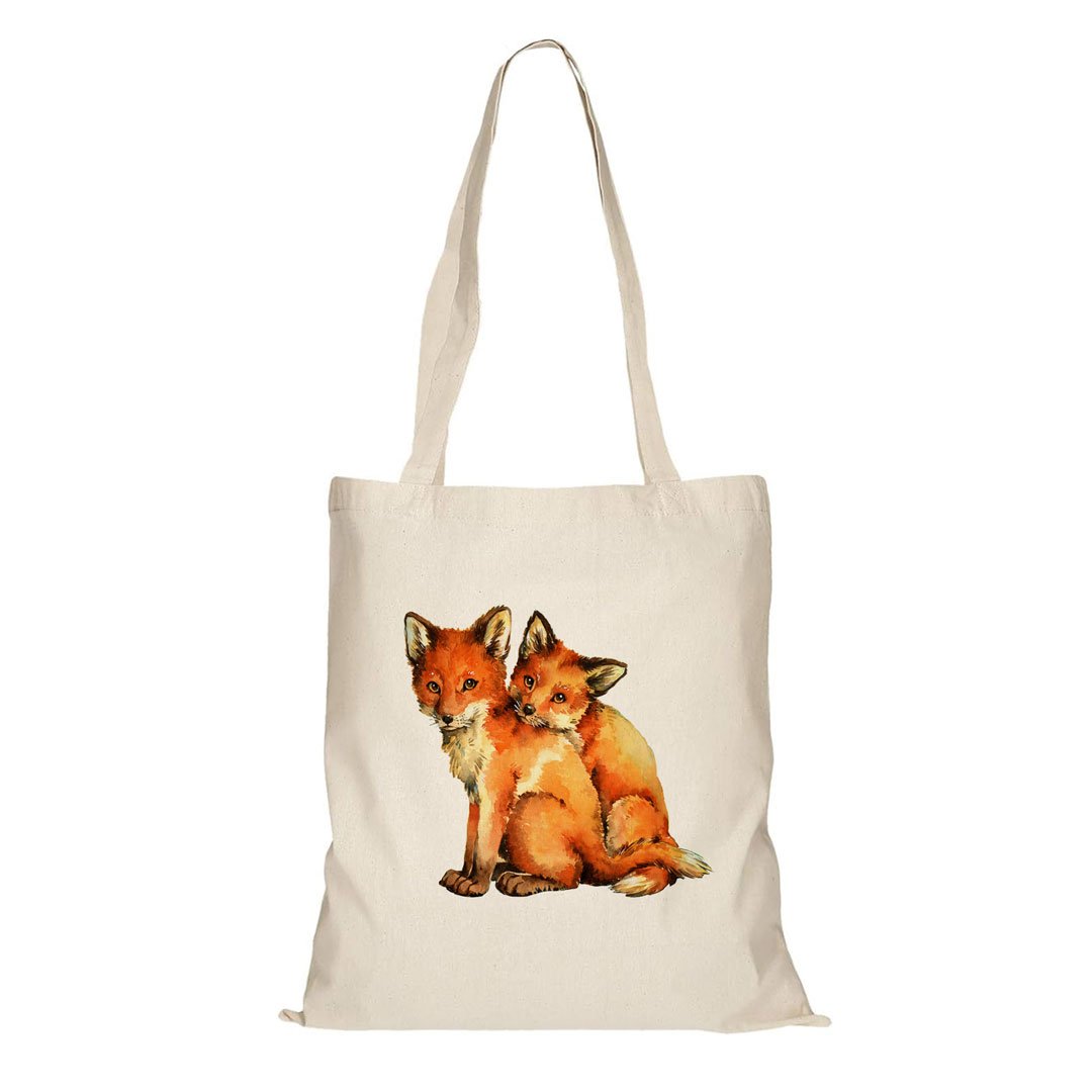  Shopping Bag - Fox Pups