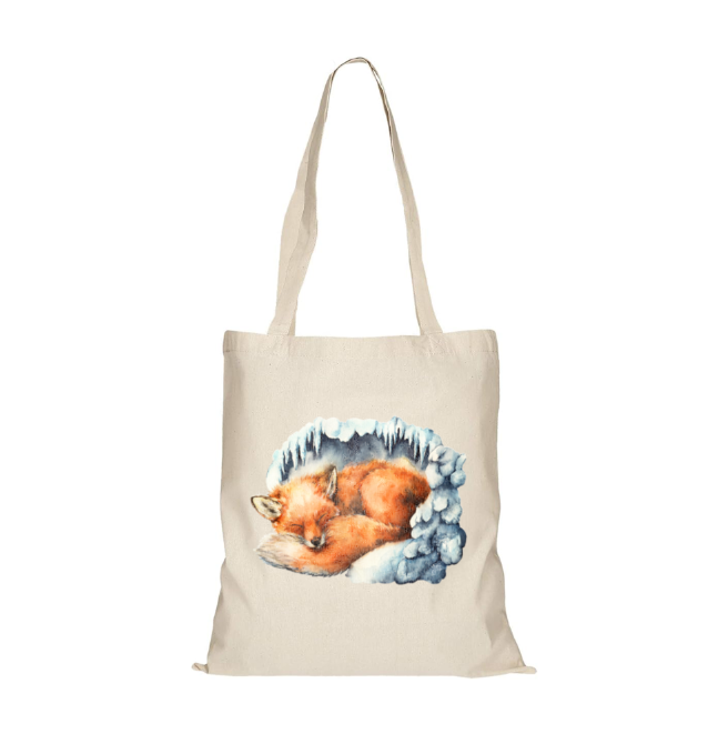 Shopping Bag - Sleeping Fox