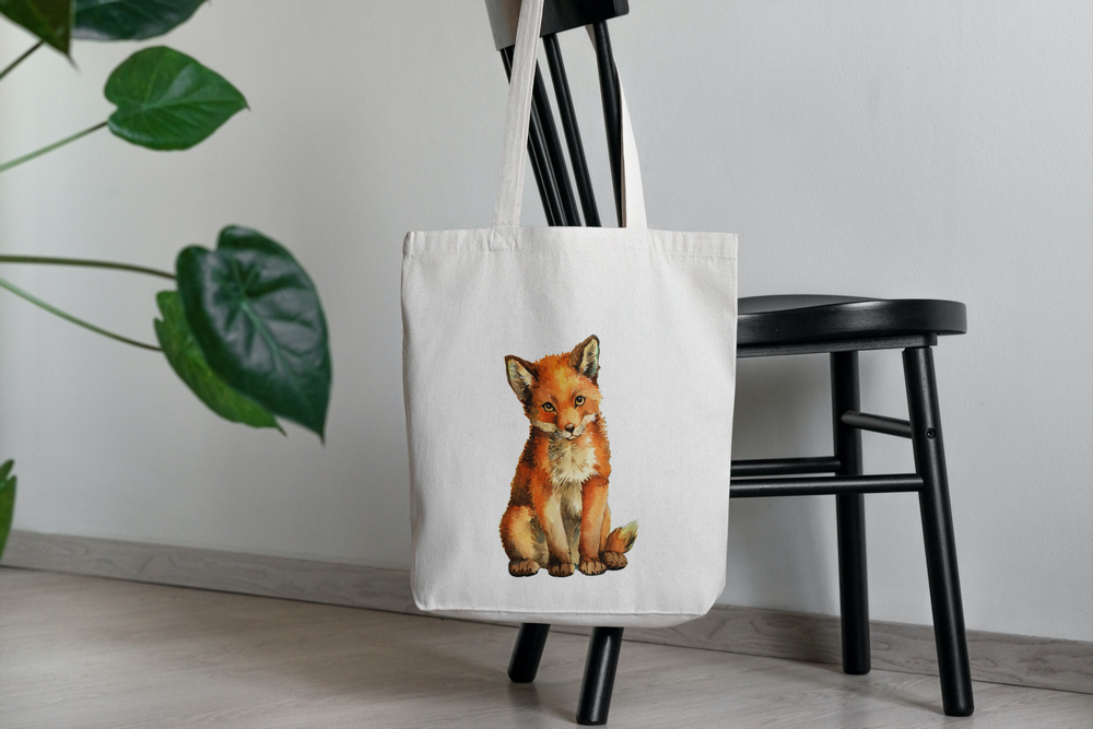 Shopping Bag - Cute Fox Pup