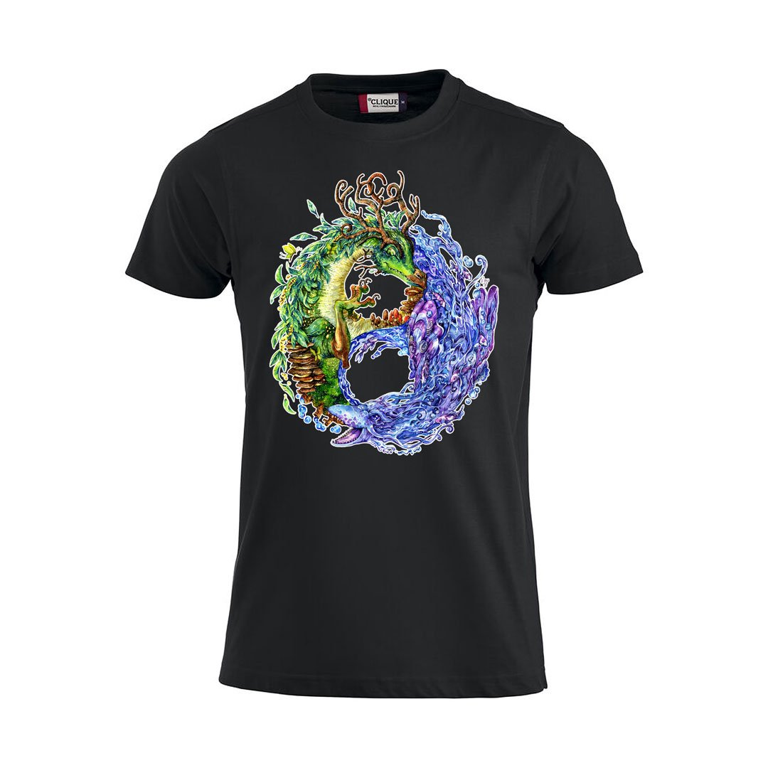 Yin & Yang Dragons T-shirt