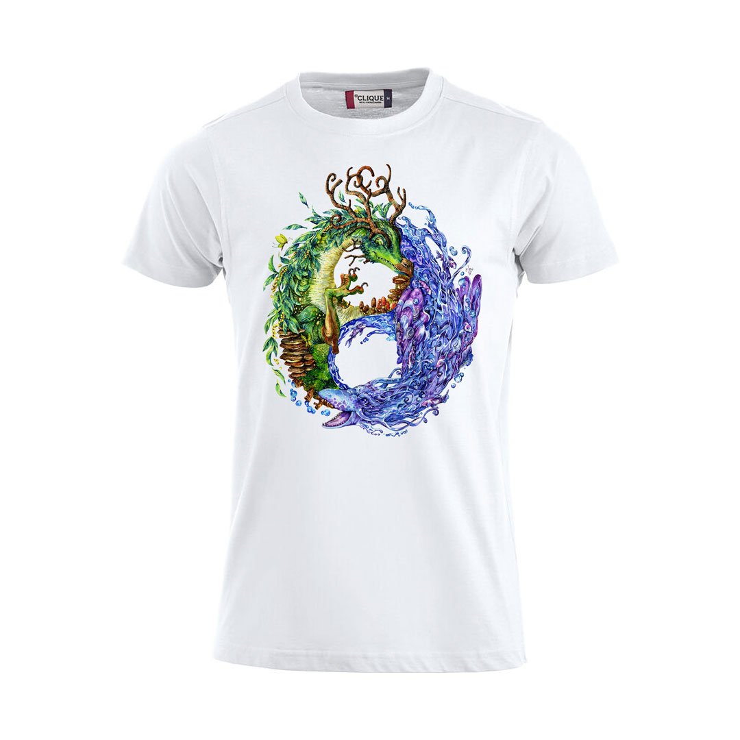 Yin & Yang Dragons T-shirt