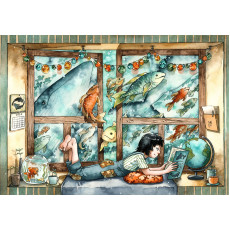 Print - Ocean Behind the Window
