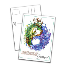 Magnet - Yin and Yang Dragons