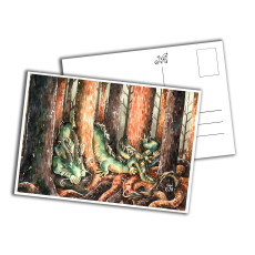 Card - Dragon in the Forest