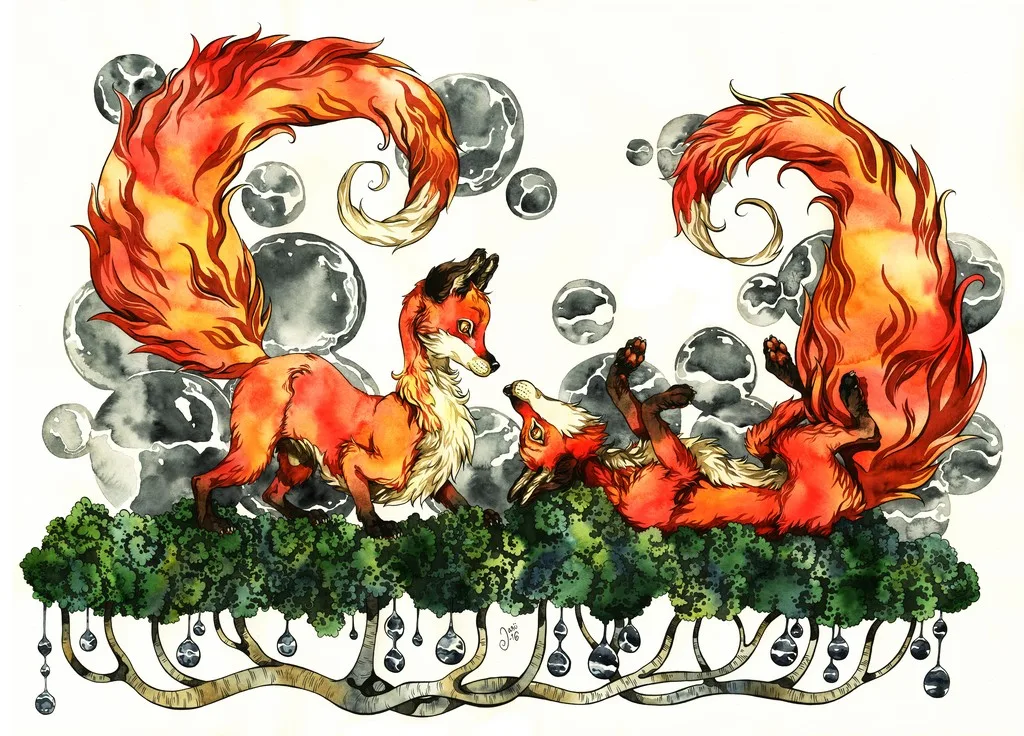 Spiral Tails - Original Artworks